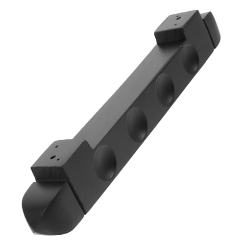 GAROZATION 4 Hole Billiard Cue Rack Pool Cue Accessories Pool Table Stick Wall Mount