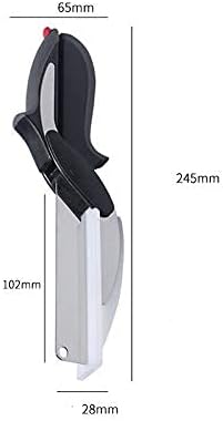 Kitchen Scissors Kitchen Shears Kitchen Stainless Steel Food with Cutting Board Food Chopper Scissor Vegetable Slicer