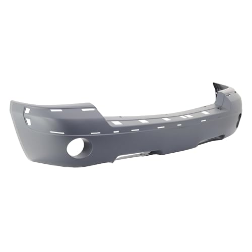 Image of FitParts Compatible with Dodge Dakota 2005-2007 Front Bumper Cover | Primed, With Molding Holes, Ready to Paint, OEM 5JL34TZZAE, CH1000443