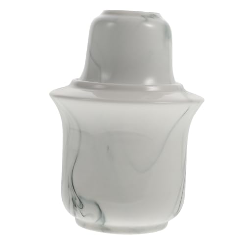 HIAKDOFT 温酒器 陶磁器製 古典窯焼き技術 滑らかな縁 酒カップ 家用バー向け 多機能酒燗器 おもてなし用贈答品