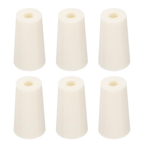 Bouchons coniques en silicone uxcell 15-19mm avec trou pour tubes