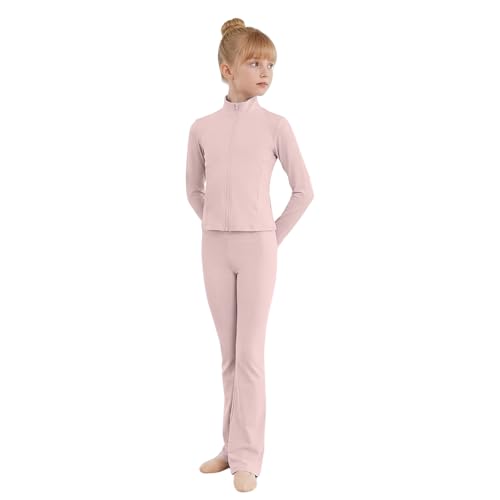 Justaucorps de ballet manches longues en tissu doux et extensible pour cours de danse