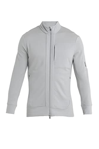 icebreaker Men's Quantum Iii Long Sleeve Wool Athletic Full Zip Sweater4