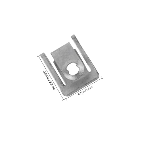 Clips de tornillos de motor para coche, piezas de fijación de cubierta inferior automotriz 2