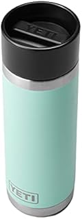YETI Rambler 18 oz Bottle, Stainless Steel, Vacuum Insulated, with Hot Shot Cap