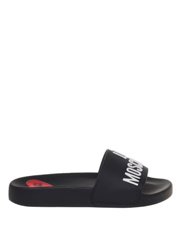 SABOTD.POOL25 GOMMA NERO Love Moschino SABOTD.POOL25 GOMMA NERO