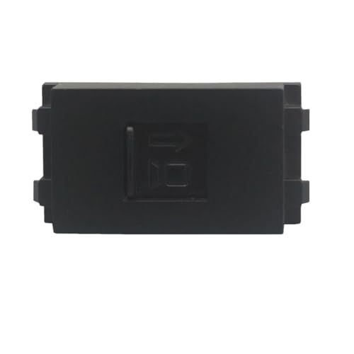 Connecteur LAN RJ45 CAT6 noir prise internet modulaire 23x36mm réseau filaire