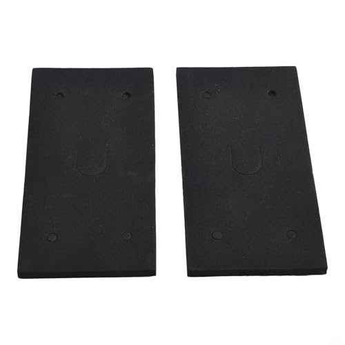 ZiStarlilife Tapis de dos 2 pièces - Ponceuse en mousse 4 trous pour machine 9035 outil électrique rectangle adhésif mousse de remplacement tapis arrière