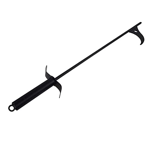 DAZZLEEX Tisonnier de cheminée en acier massif pour cheminée