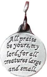Westmon Works St Francis Pet Medal for Dogs Gift Set Pack with Metal Pendant and Holy Card - Image 3