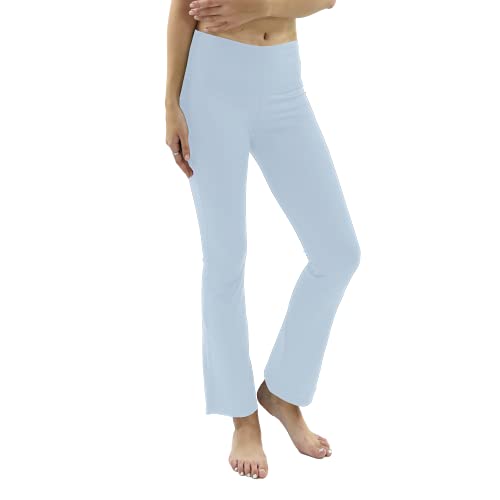 Image of Private Island Women UPF 50+ Bootcut Long Leggings Pants Pocket Swim Beach Swimsuit Rash Guard Bathing Bottom