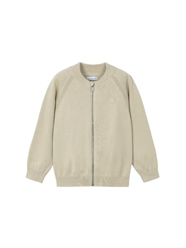 Mayoral Knit Bomber for Boys Almond