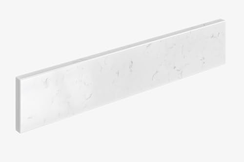 Ariel Vanity Carrara White Quartz Sidesplash thumb #3