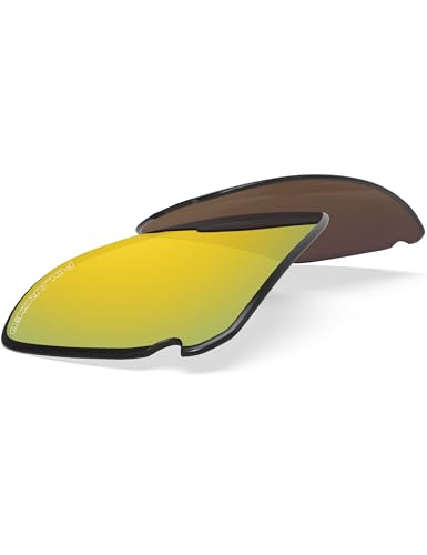 Image of BLAZERBUCK Replacement Lenses & Nose Pads Piece for Oakley RPM Squared OO9257 /RPM Edge OO9250 Sunglass