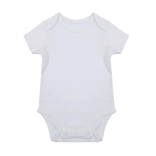 Unisex Baby Solide Baby Body Strampler Blank Für 0 24 Monate...