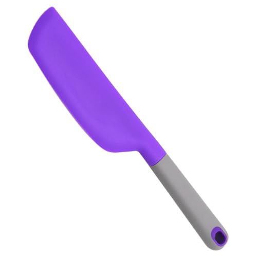 RUNROTOO Espátula de Silicona Ligera y Fácil de Almacenar para Remover Mermelada y Mezclar Cremas en Repostería Casera Color Púrpura