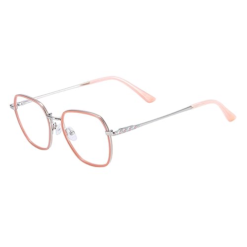 Monture lunettes carrées métal MUTYNE femme légère et confortable contre la fatigue visuelle
