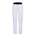 FQZWONG Mens Baggy Sweatpants Casual Drawstring Elastic Waist Pants Loose Open Bottom Joggers Gym Workout Jogger Trousers（White,Large