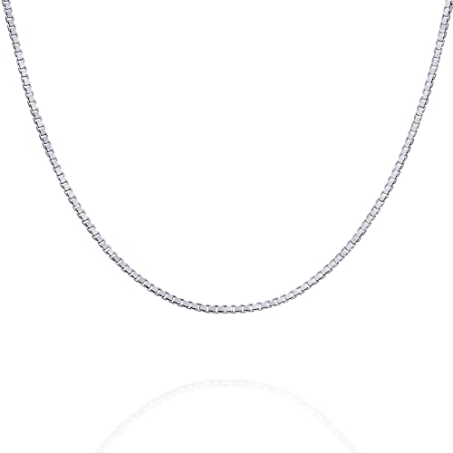 PAVOI 925 Sterling Silver Diamond Chain Necklace, White Gold, W by PAVOI - Used condition - US$15.86