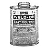 IPS 10855 Weld-On 747 Low Voc Cement Glue for PVC Plastic Pipe, 1/4-Pint, Blue