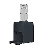 【NEWモデル】卓上ウォーターサーバー ペットボトル対応 【冷水9℃～温水90℃】折りたたみトレー付 小型の鍋 インスタント食品が置けるトレー コンパクト 安全機能付 ホット＆コールド両用 エコな節電タイプ 節水 手軽に給水 保温 保冷 家庭用 卓上 インテリア (チャコールグレー) SY-108N