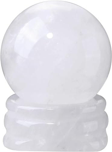 Boule de quartz blanc minéral naturel à offrir en cadeau bien-être