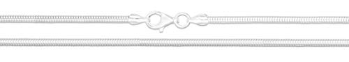 Argento Reale 925 Sterling Silver 2Mm-5Mm Snake Chain Necklace, Round Flexible Italian Snake Chain Necklace 16-30 #TOP1