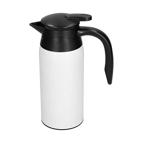 Hervidor eléctrico portátil 800 ml color marfil para auto miniatura 1