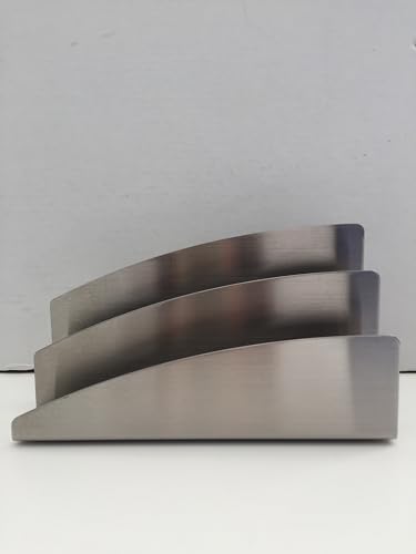 ZACK - Portacartas de acero 18/10 cm 18 x 6 x 10 cm