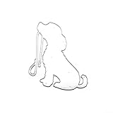 Fustelle in metallo a forma di osso di cane per scrapbooking e progetti artigianali, stenc...