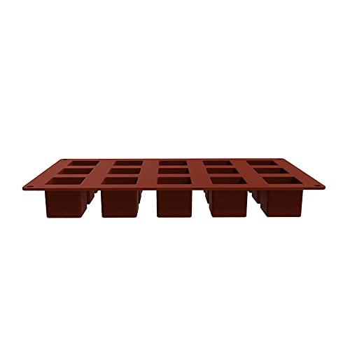 Molde de silicone quadrado CANDeal, 2 pacotes de moldes de bolo de mousse para sobremesa cheesecake