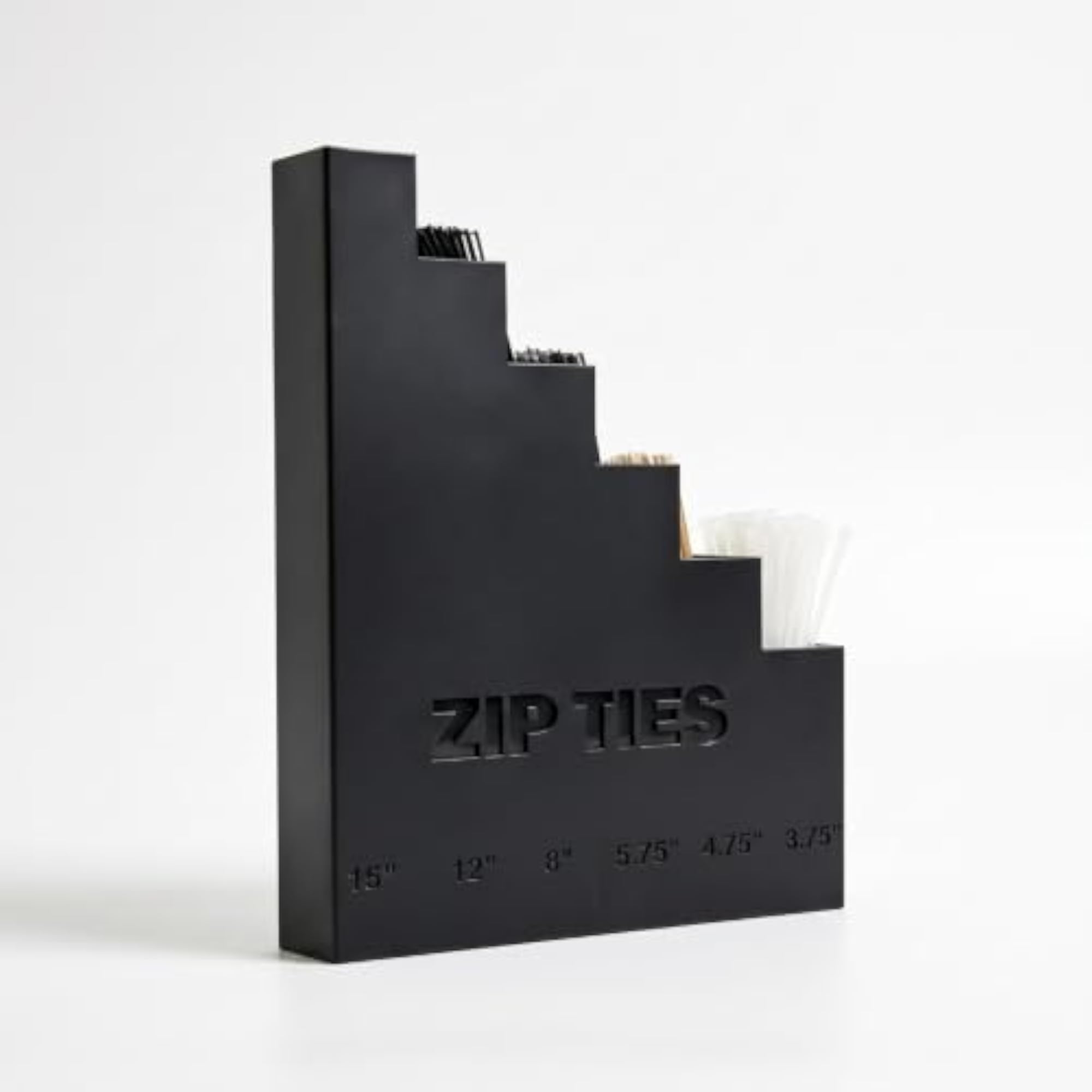 Zip Tie Organizer Quick Access Wall Mount Holder for Handymen