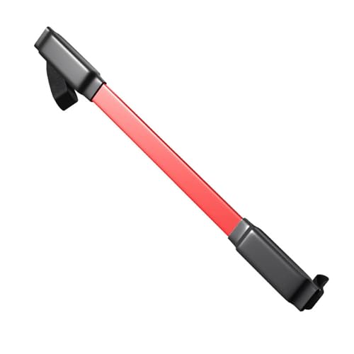 RoaQinFo Barra Power Enfocada en el Entrenamiento Muscular General Aparato con Mango Antideslizante y Estructura en Fibra de Vidrio Que Brinda Confort, Negro Rojo 4kg