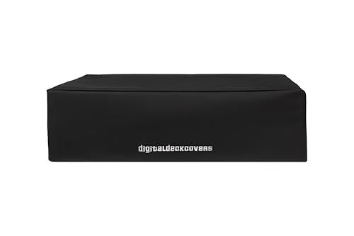 DigitalDeckCovers Turntable Dust Cover for Numark TTUSB/TT1610/TT1625/TT200/TT500; Stanton TT200/STR8-100/STR8-90/STR8-80/STR8-30/STR8-20; Ion ITTUSB Record Player Protector Case