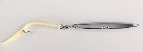 6- A- 27 Ava Diamond Jigs 3 oz.with Silicone Tube Tail Hook - Casting - Jigging