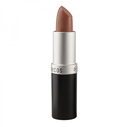 benecos Naturkosmetik - Lipstick - cremiges Finish | Natürlicher Lippenstift mit hochpigmentierter, intensiver Farbabgabe - pflegend für weiche Lippen | 4,5g | muse