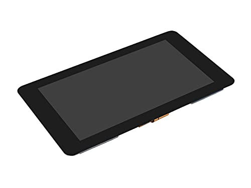 Image of Waveshare 7 Inch DSI LCD Touch Screen 800x480 Monitor for Raspberry Pi 4B /3B+ /3A+ /3B /2B /B+ /A+, Capacitive TFT Display Module Tempered Glass, Up to 5 Touch Points, Adjustable Brightness