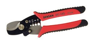 DENSAN DC-14S Cable Cutter with Stripper for Copper Wire, 6.7 inches 170 mm
