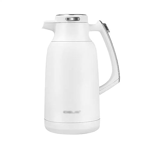 Tetera eléctrica de acero inoxidable 2L blanca
