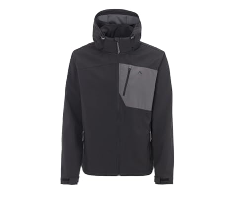 Veste softshell Mc Kinley Mount Bona homme pour rester au sec et au chaud en plein air