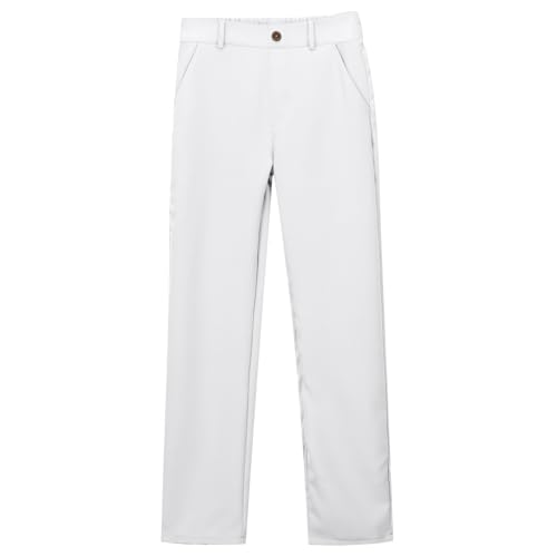 Girls' School Uniform Skinny Leg Jegging, Flat Front Style with Zipper Closure, Functional Pockets4