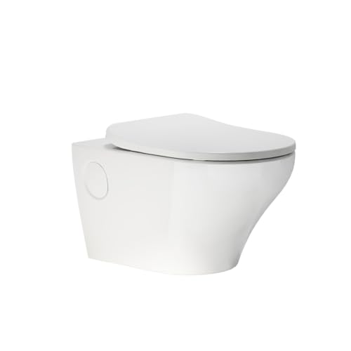 Image of Kohler Apt Wall-hung Round-front Toilet with Skirted Trapway