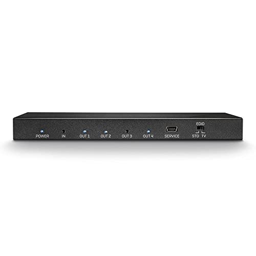 Divisor HDMI 2.0 18G LINDY para Conectar Consolas de Videojuegos y PC a Cuatro Monitores 3