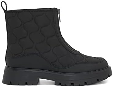 Lucky Brand Women's Appyle Quilted Boot Ankle, Black, 6.5 | Image 3