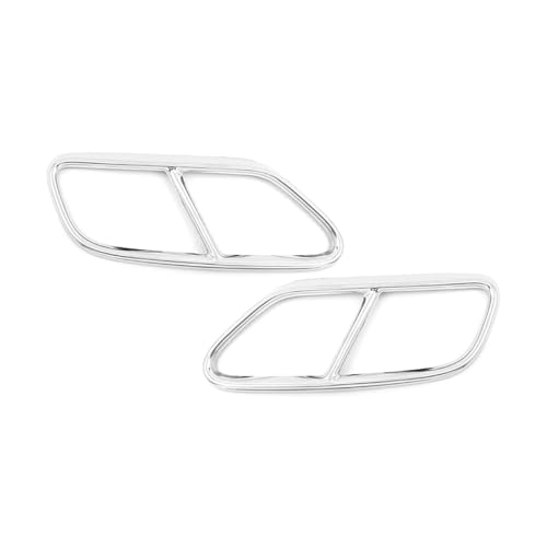 Cubierta decorativa para escape de A4 B9 2019-2020, embellecedor de salida doble en color negro