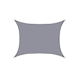 Shade Sun Sonnensegel Wasserdicht Sonnenschutz-Markise Vordach for Außen Garten Innenhof Yard-Party-Block - Platz (Color : Gray)