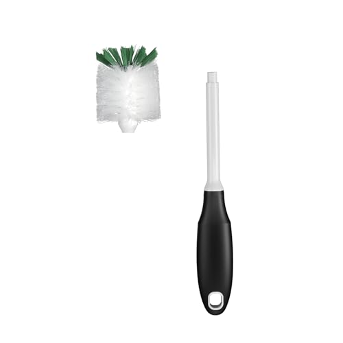 Baby Bottle Brush Cleaner, Replaceable Bottle Cleaning Brush, Long Handle Bottle Brush Scrub for Baby Bottles, Water Bottles,Sport Bottles