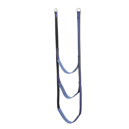 Escalera plegable lateral azul para yates y botes