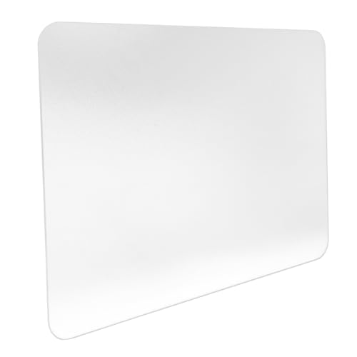 Tapis de souris en verre trempé Ciieeo : design transparent ultra lisse pour bureau élégant