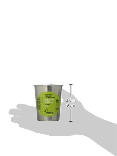 Laken Unisex – Erwachsene Vaso Acero INOX. 230 Ml Edelstahlbecher, Mehrfarbig, Einheitsgröße